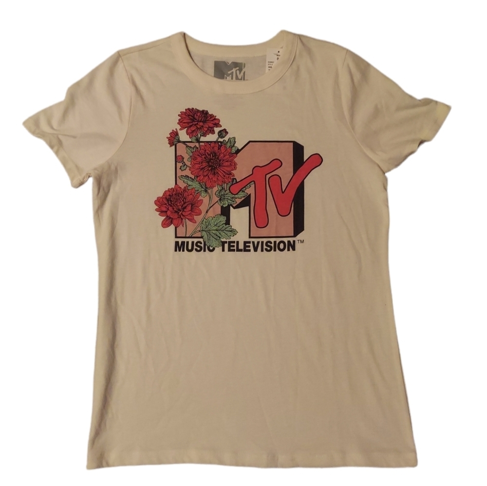 MTV Flower Tee NEW